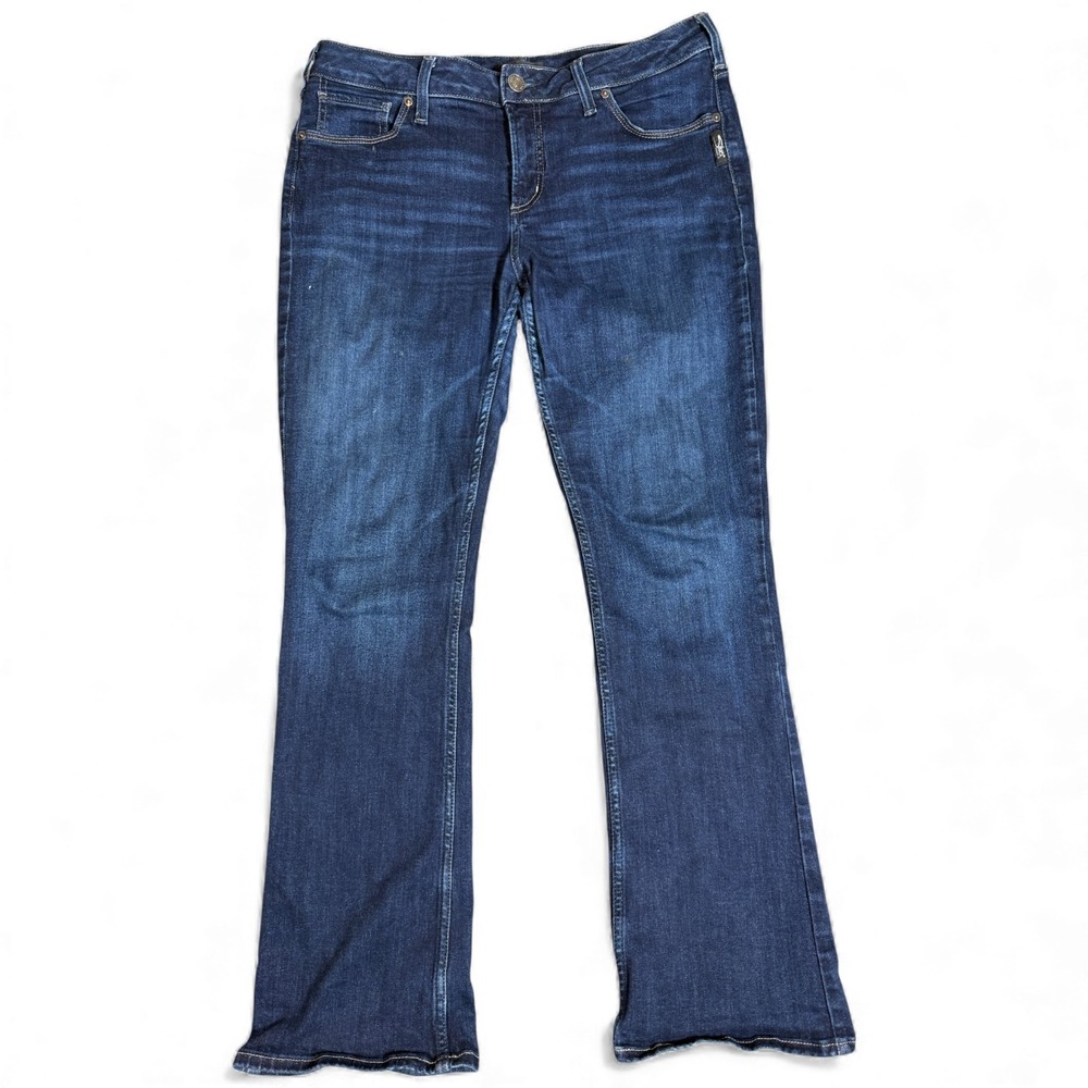 Silver Co. Avery Slim Bootcut Jeans Womens‎ 32x31 Blue Denim Dark Wash Outdoor